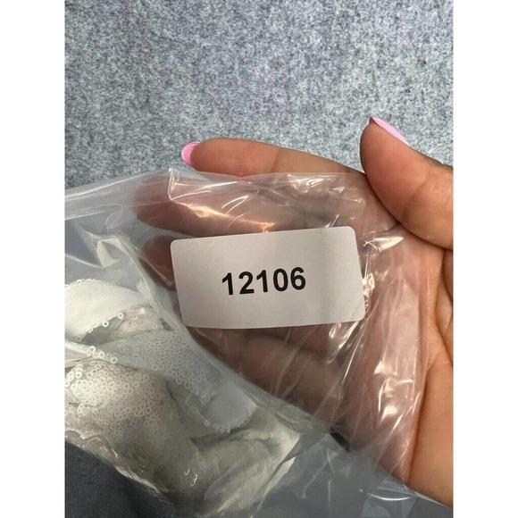 Revolve Superdown Dress Women Small White Sequin Embellished cicely mini dress - Picture 12 of 12